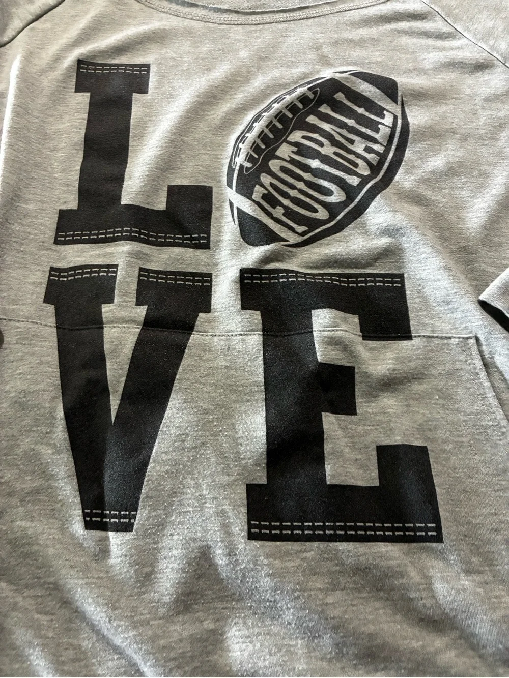 Oversized Football Sweatshirt Size Large